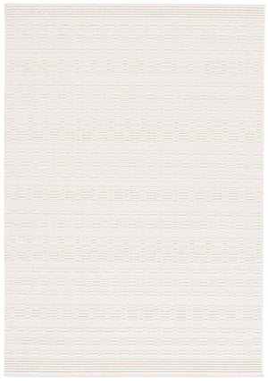 Safavieh Paros Geometric Ivory Polypropylene Runner Rug for Hallways and Entryways 5'-3" x 7'-6" POS112A-5