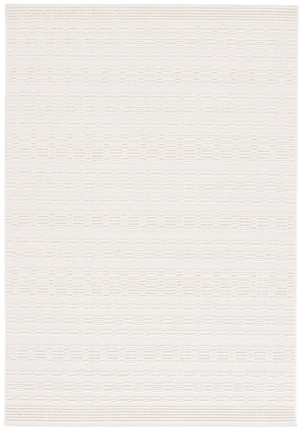 Safavieh Paros Geometric Ivory Polypropylene Runner Rug for Hallways and Entryways 5'-3" x 7'-6" POS112A-5