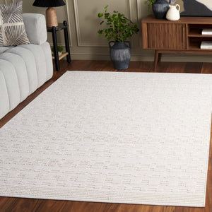 Safavieh Paros Geometric Ivory Polypropylene Runner Rug for Hallways and Entryways 5'-3" x 7'-6" POS112A-5