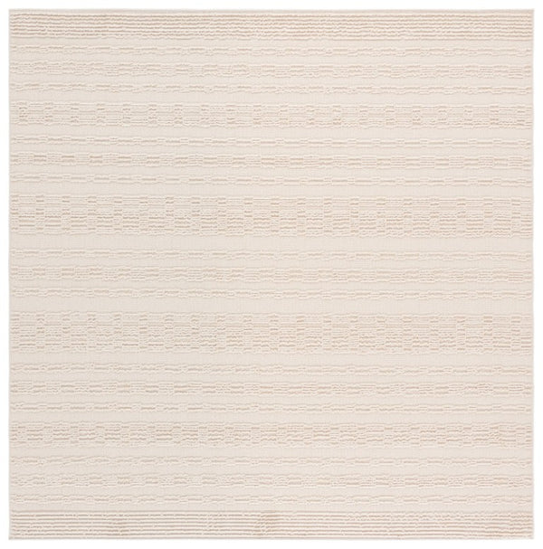 Safavieh Paros Geometric Ivory Polypropylene Runner Rug for Hallways and Entryways 6'-7" x 6'-7" - Square POS112A-7SQ