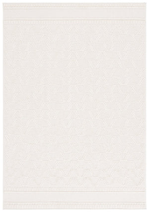 Safavieh Paros Solid Ivory Polypropylene Area Rug Low Pile Neutral Foundation for Any Room POS116A-6