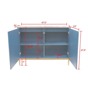 Pasargad Home Twilight Pearl Modern Cabinet In Black & Gold – Luxurious, Glamorous Storage Solution Black Wood Finish Pph-t1