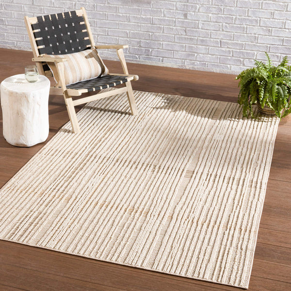 Jaipur Living Jaipur Living Aeor Flatwoven Polypropylene Stripe Rug for Patio or High Traffic Rooms 8' x 10' RUG152602