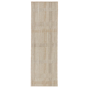 Jaipur Living Jaipur Living Aeor Flatwoven Polypropylene Stripe Rug for Patio or High Traffic Rooms 2'6" x 8' RUG152605