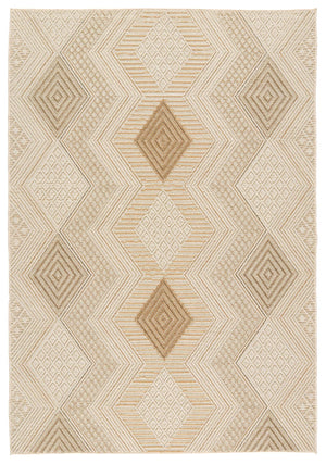 Jaipur Living Jaipur Living Reyes Flatweave Trellis Runner Rug Polypropylene Indoor Outdoor Beige 4'X6' RUG152613