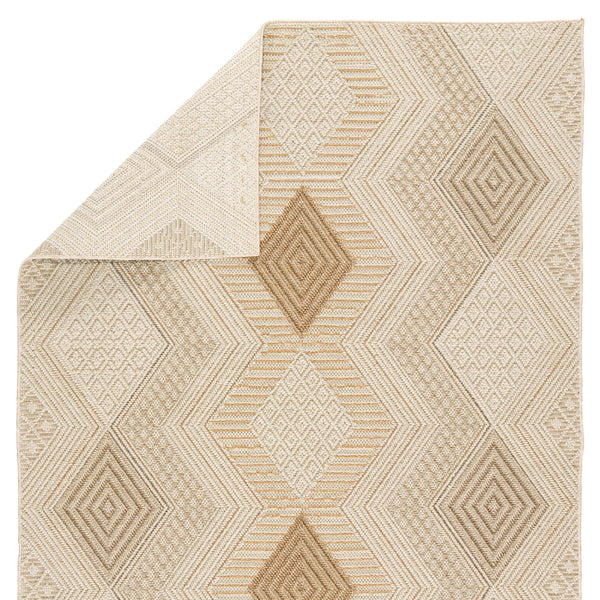 Jaipur Living Jaipur Living Reyes Flatweave Trellis Runner Rug Polypropylene Indoor Outdoor Beige 2'6"X8' RUG152612