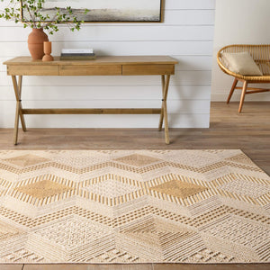Jaipur Living Jaipur Living Reyes Flatweave Trellis Runner Rug Polypropylene Indoor Outdoor Beige 2'6"X8' RUG152612
