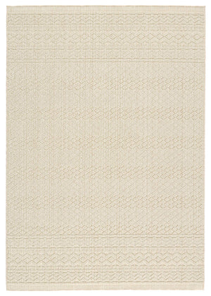 Jaipur Living Jaipur Living Paradizo Flatwoven Polypropylene Runner Tribal Trellis Beige Neutral Rug 6'X9' RUG152622