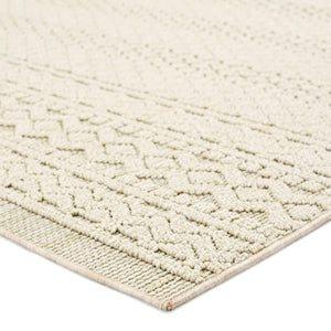 Jaipur Living Jaipur Living Paradizo Flatwoven Polypropylene Runner Tribal Trellis Beige Neutral Rug 2'6"X8' RUG152619