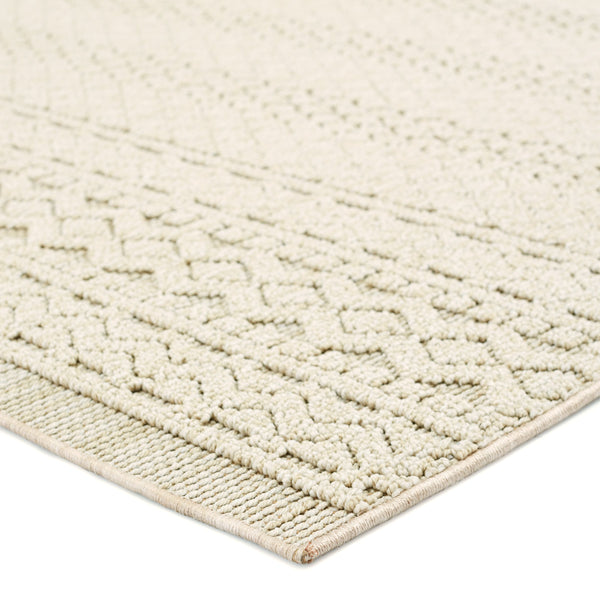 Jaipur Living Jaipur Living Paradizo Flatwoven Polypropylene Runner Tribal Trellis Beige Neutral Rug 2'6"X8' RUG152619