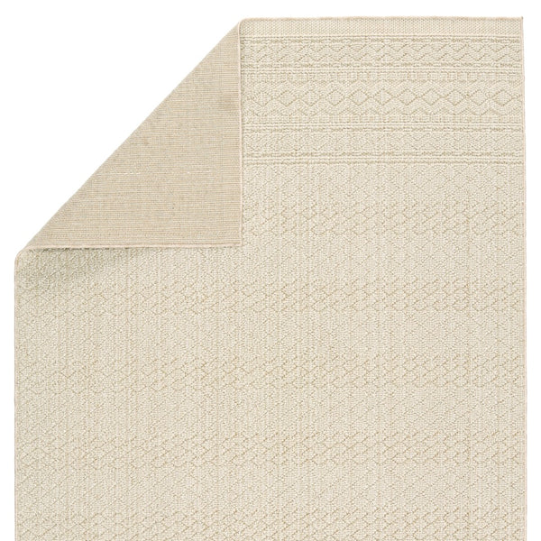 Jaipur Living Paradizo Carina Global Contemporary Machine Made Outdoor Rug Beige 9'x12'