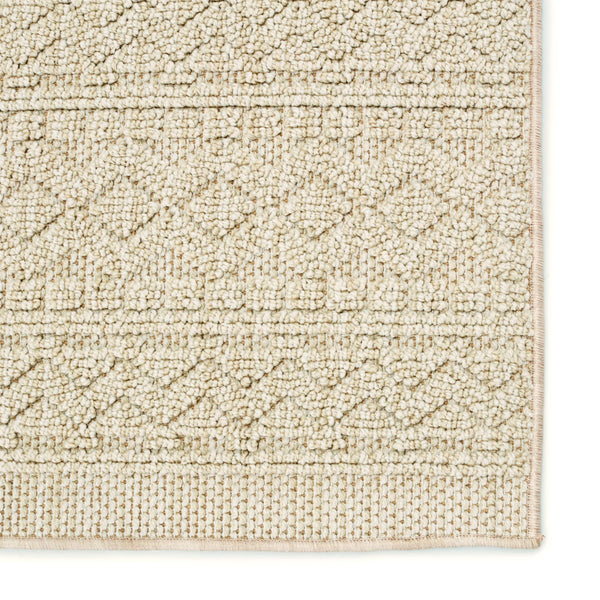 Jaipur Living Jaipur Living Paradizo Flatwoven Polypropylene Runner Tribal Trellis Beige Neutral Rug 2'6"X8' RUG152619