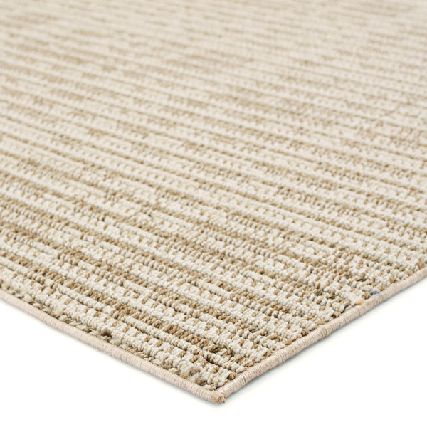 Jaipur Living Jaipur Living Arlyn Flatweave Polypropylene Rug Neutral Stripe for Patio or Foyer 10' x 14' RUG152625