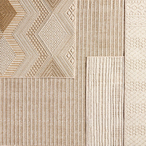 Jaipur Living Jaipur Living Arlyn Flatweave Polypropylene Rug Neutral Stripe for Patio or Foyer 10' x 14' RUG152625