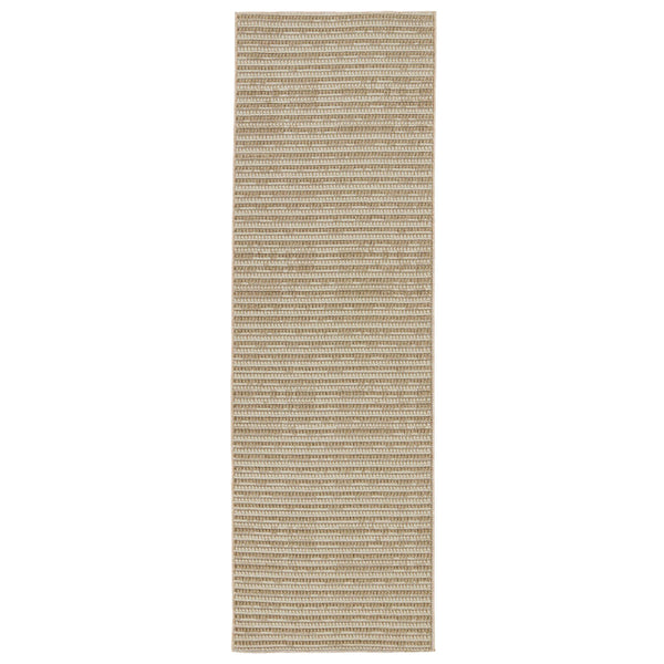Jaipur Living Jaipur Living Arlyn Flatweave Polypropylene Rug Neutral Stripe for Patio or Foyer 2'6" x 8' RUG152626