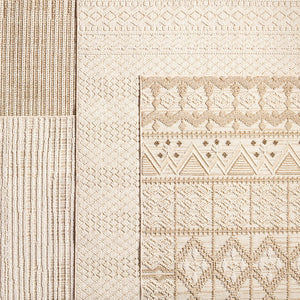 Jaipur Living Paradizo Xyla Global Southwestern Machine Made Outdoor Rug Cream 9'x12'