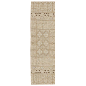 Jaipur Living Jaipur Living Xyla Tribal Trellis Polypropylene Flatwoven Rug for Patio or Entryway 2'6" x 8' RUG152633
