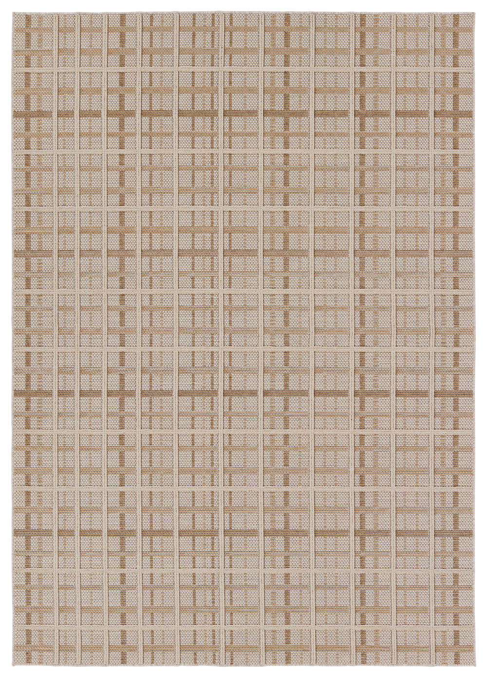 Jaipur Living Paradizo Cecily PRA06 Machine Made Powerloomed Outdoor Rug Brown 6' x 9'