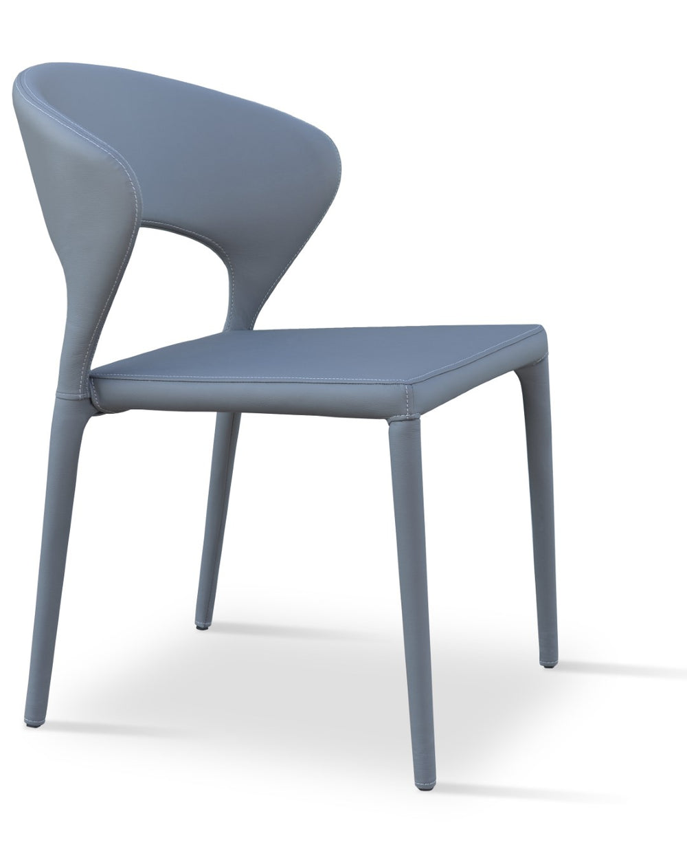 Soho Concept Prada Stylish Full Upholstered Dining Chair With 5-year Guarantee In Elegant Grey – Comfort & Durability Grey  Soho-concept-dining-chair-05685