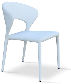 Soho Concept Prada Stylish Full Upholstered Dining Chair With 5-year Guarantee In Elegant Grey – Comfort & Durability White  Soho-concept-dining-chair-05687