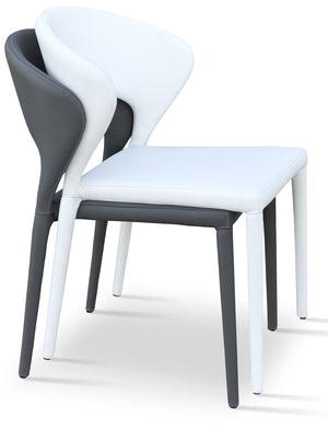 Soho Concept Prada Full Upholstered Stackable Dining Chair With 5-year Guarantee For Style & Comfort – Ppm & Ppm-s   Soho-concept-dining-chair-05673