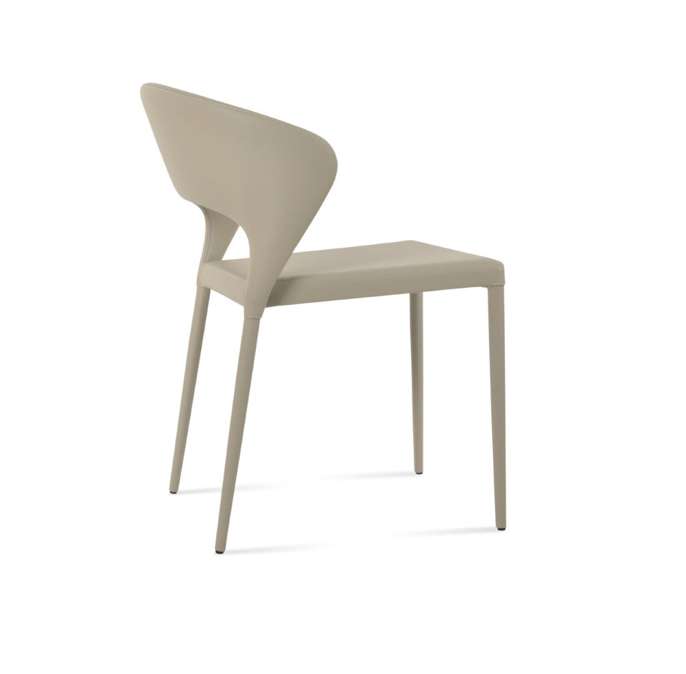 Soho Concept Prada Full Upholstered Stackable Dining Chair With 5-year Guarantee For Style & Comfort – Ppm & Ppm-s Bone  Soho-concept-dining-chair-05675