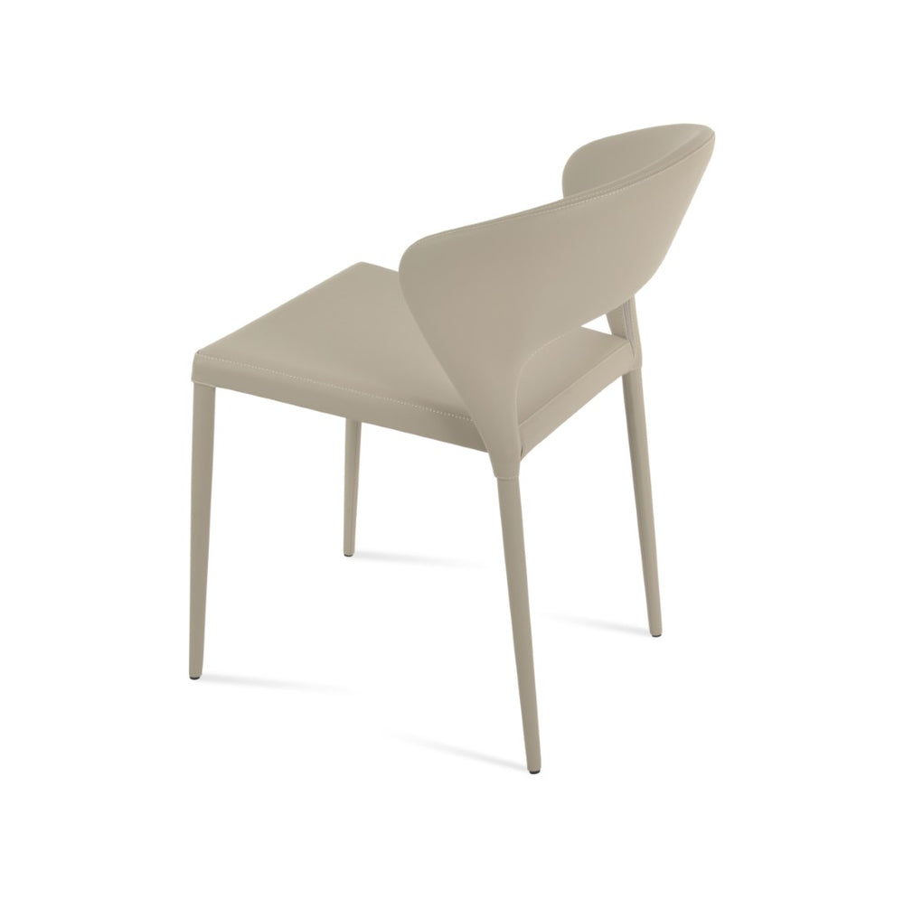 Soho Concept Prada Full Upholstered Stackable Dining Chair With 5-year Guarantee For Style & Comfort – Ppm & Ppm-s Bone  Soho-concept-dining-chair-05675