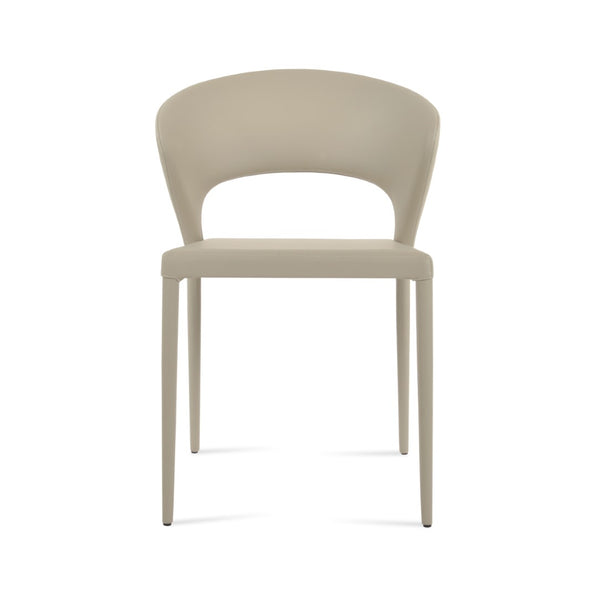 Soho Concept Prada Full Upholstered Stackable Dining Chair With 5-year Guarantee For Style & Comfort – Ppm & Ppm-s Bone  Soho-concept-dining-chair-05675