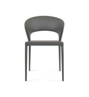 Soho Concept Prada Full Upholstered Stackable Dining Chair With 5-year Guarantee For Style & Comfort – Ppm & Ppm-s Grey  Soho-concept-dining-chair-05677