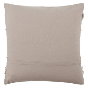 Jaipur Living Vibe by Jaipur Living Imena Cotton Geometric Tufted Throw Pillow Bohemian Lattice Accent Down PLW103748