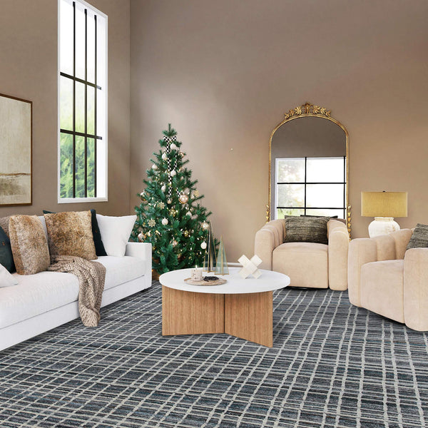 Paradise Hand-woven Geometric Area Rug Viscose Wool Blend Farmhouse Accent Floor Mat