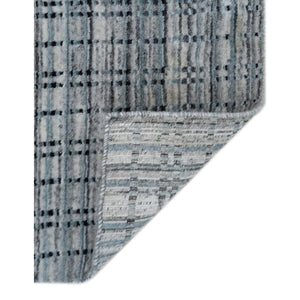 Paradise Hand-woven Geometric Area Rug Wool Viscose Blend Modern Living Accent