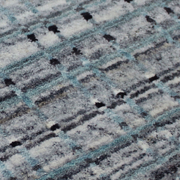 Paradise Hand-woven Geometric Area Rug Wool Viscose Blend Modern Living Accent