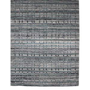 Paradise Hand-woven Geometric Area Rug Wool Viscose Blend Modern Living Accent