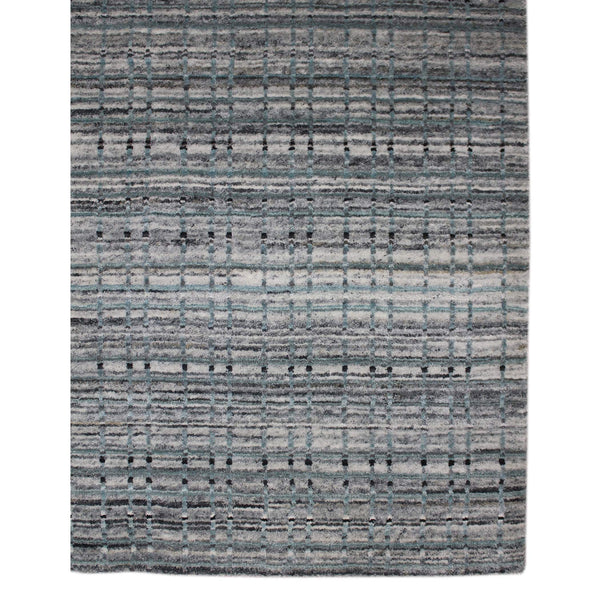 Paradise Hand-woven Geometric Area Rug Wool Viscose Blend Modern Living Accent