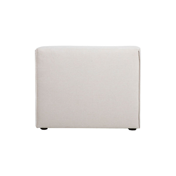 Lh Imports Premium Modular Armless Chair - Stylish Comfort, Durable Performance Fabric, Customizable Design Beige 100% Performance Polyester,Rubberwood,Plywood,Pu Foam,Steel Pre047-arml