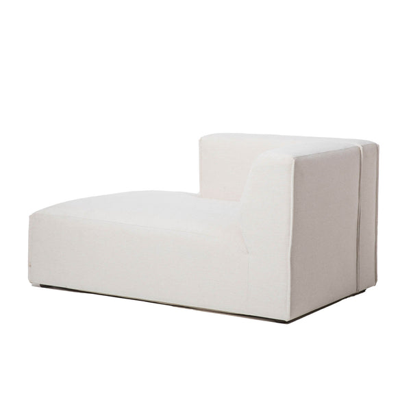Lh Imports Premium Modular Chaise Lounge - Stylish Comfort With Durable Fabric For Your Home Décor Beige 100% Performance Polyester,Rubberwood,Plywood,Pu Foam,Steel Pre047-lhf-chai