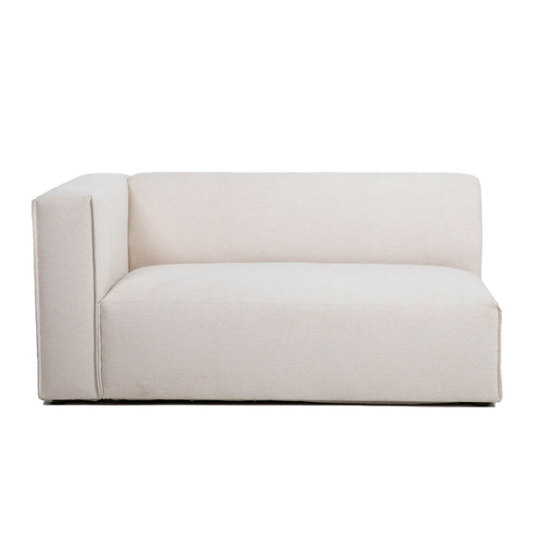 Lh Imports Premium Modular Chaise Lounge - Stylish Comfort With Durable Fabric For Your Home Décor Beige 100% Performance Polyester,Rubberwood,Plywood,Pu Foam,Steel Pre047-lhf-sofa