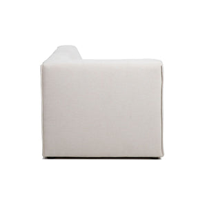 Lh Imports Premium Modular Chaise Lounge - Stylish Comfort With Durable Fabric For Your Home Décor Beige 100% Performance Polyester,Rubberwood,Plywood,Pu Foam,Steel Pre047-lhf-sofa