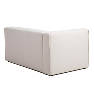 Lh Imports Premium Modular Chaise Lounge - Stylish Comfort With Durable Fabric For Your Home Décor Beige 100% Performance Polyester,Rubberwood,Plywood,Pu Foam,Steel Pre047-lhf-sofa