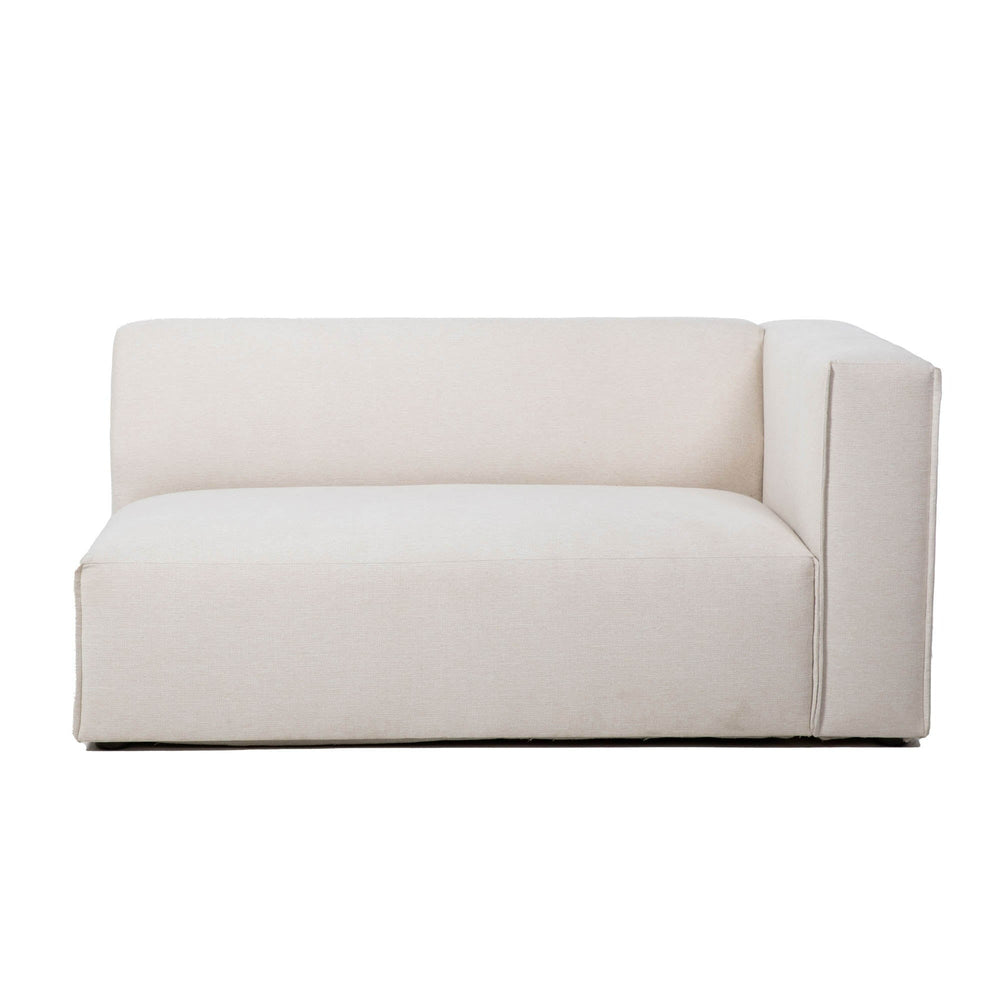 Lh Imports Premium Modular Chaise - Stylish Comfort With Performance Fabric For Your Perfect Living Space Design Beige 100% Performance Polyester,Rubberwood,Plywood,Pu Foam,Steel Pre047-rhf-sofa