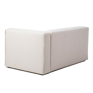 Lh Imports Premium Modular Chaise - Stylish Comfort With Performance Fabric For Your Perfect Living Space Design Beige 100% Performance Polyester,Rubberwood,Plywood,Pu Foam,Steel Pre047-rhf-sofa