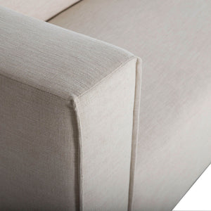 Lh Imports Premium Left Modular Sectional - Stylish Comfort And Flexible Design For Your Home Transformation Beige 100% Performance Polyester,Rubberwood,Plywood,Pu Foam,Steel Pre047s-lhf