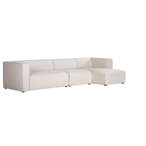 Lh Imports Premium Right Modular Sectional - Stylish Comfort With Durable Fabric For Your Dream Living Space Beige 100% Performance Polyester,Rubberwood,Plywood,Pu Foam,Steel Pre047s-rhf