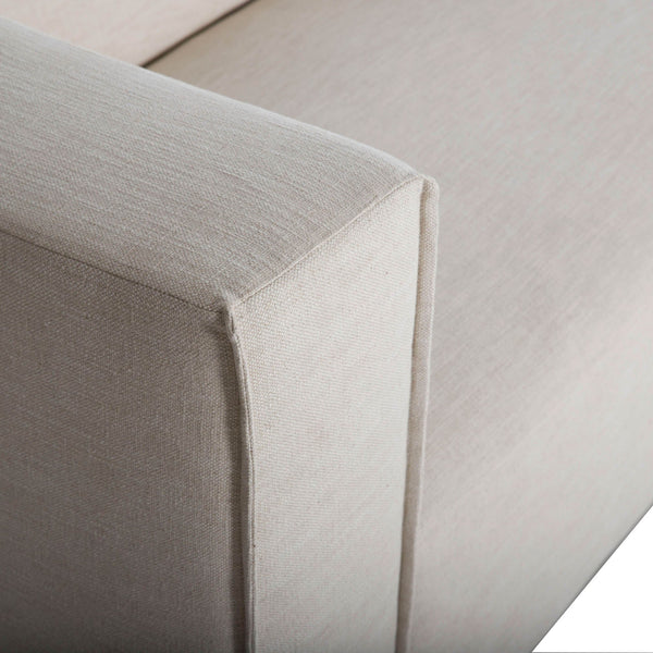 Lh Imports Premium Right Modular Sectional - Stylish Comfort With Durable Fabric For Your Dream Living Space Beige 100% Performance Polyester,Rubberwood,Plywood,Pu Foam,Steel Pre047s-rhf