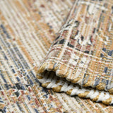 AMER Rugs Prairie Hays PRE-1 Hand-Loomed Handmade Polyester Transitional Oriental Rug Blue/Green 5' x 7'6"