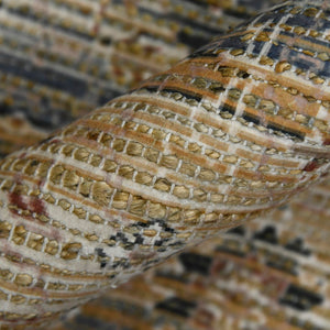 AMER Rugs Prairie Hays PRE-1 Hand-Loomed Handmade Polyester Transitional Oriental Rug Blue/Green 5' x 7'6"