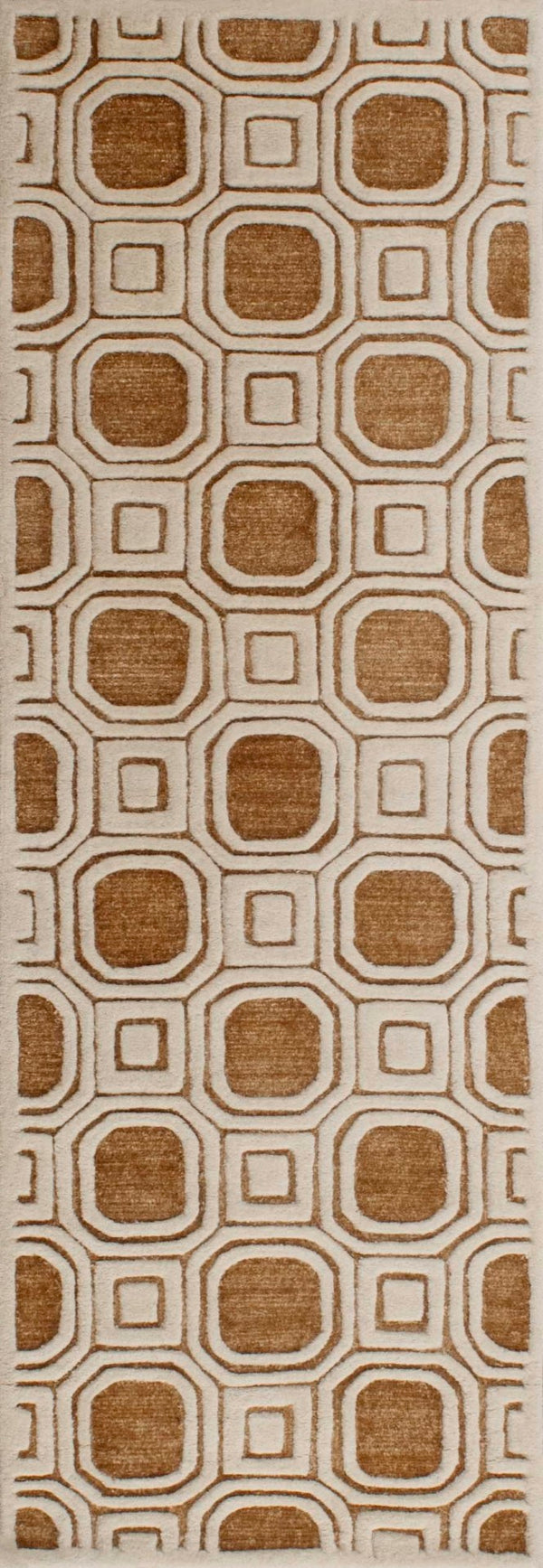 Safavieh Precious Elegant Hand-tufted Area Rug With Geometric Design For Cozy Home Decor And Style Camel 40% Polyester 40% Wool 20% Cotton Pre153d-4