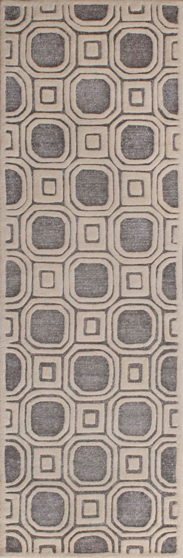 Safavieh Precious Elegant Hand-tufted Area Rug With Geometric Design For Cozy Home Decor And Style Silver 40% Polyester 40% Wool 20% Cotton Pre153g-210