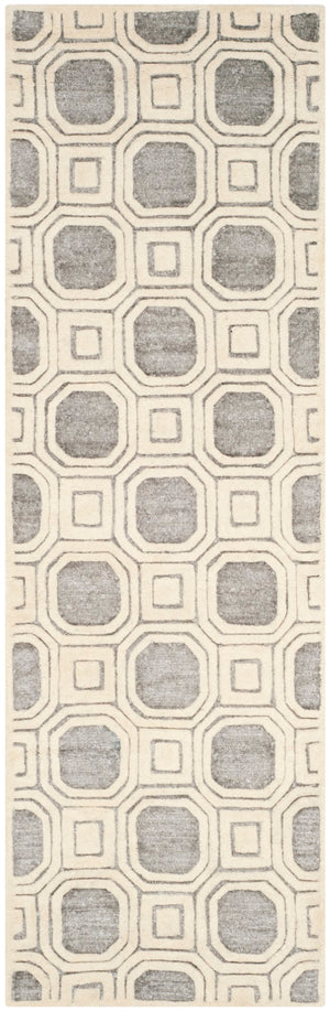Safavieh Precious Elegant Hand-tufted Area Rug With Geometric Design For Cozy Home Decor And Style Silver 40% Polyester 40% Wool 20% Cotton Pre153g-210